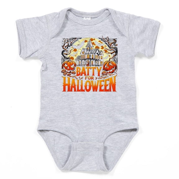 CafePress - Batty For Halloween - Cute Infant Bodysuit Baby Romper - Size Newborn - 24 Months