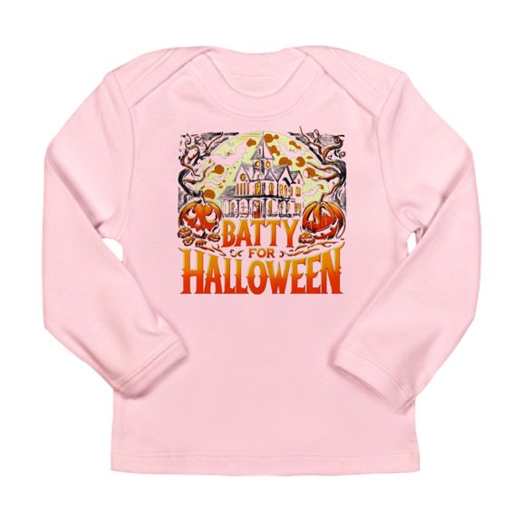 CafePress - Batty For Halloween Long Sleeve Infant T Shirt - Long Sleeve Infant T-Shirt