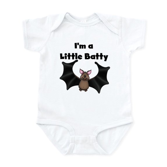 CafePress - Batty Halloween Infant Bodysuit - Baby Light Bodysuit, Size Newborn - 24 Months