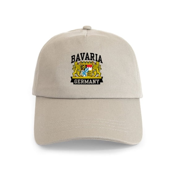 CafePress - Bavaria Germany Cap - Adjustable 100% Brushed Unisex Casual Cotton Baseball Cap, Beige, 1