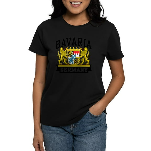 CafePress - Bavaria Germany Women's Dark T Shirt - Women's Traditional Fit Dark T-Shirt