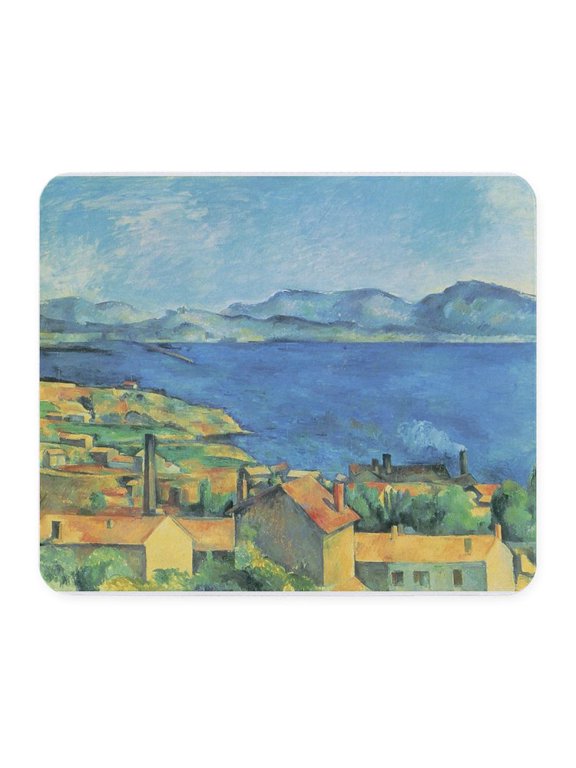 - Bay Of Marseille Paul Cezanne C1885 Mousepad - Non-slip Rubber Mousepad, Gaming Mouse Pad