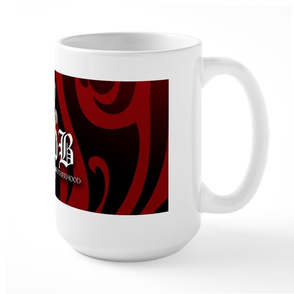 CafePress - Bdb Red Mugs - 15 oz Ceramic Large White Novelty Mug
