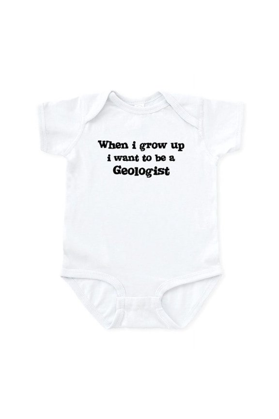 - Be A Geologist Infant Creeper - Baby Light Bodysuit, Size Newborn - 24 Months