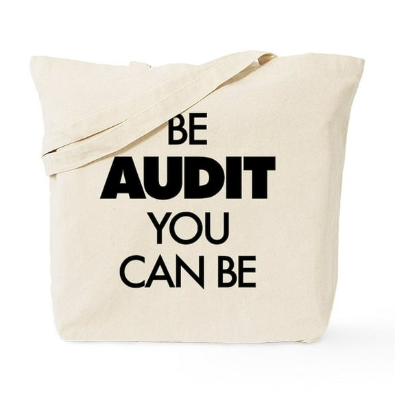 CafePress - Be Audit You Can Be Tote Bag - Unisex Canvas Tote Bag, Beige, 1-Piece