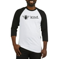 CafePress - Be Kind Baseball Jersey - Cotton Baseball Jersey, 3/4 Raglan Sleeve Shirt