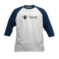 thumbnail image 1 of CafePress - Be Kind Baseball Jersey - Kids Cotton Baseball Jersey, 3/4 Sleeve Shirt, 1 of 4