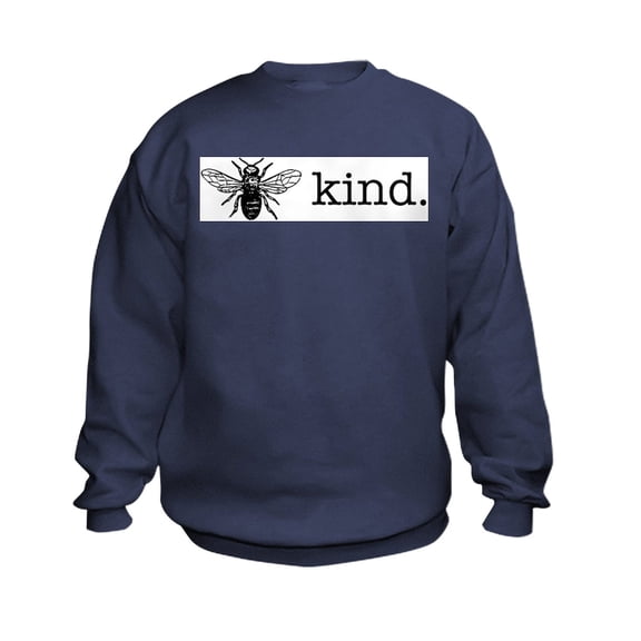 CafePress - Be Kind Sweatshirt - Kids Sweatshirt, Youth Crew Neck Sweatshirt