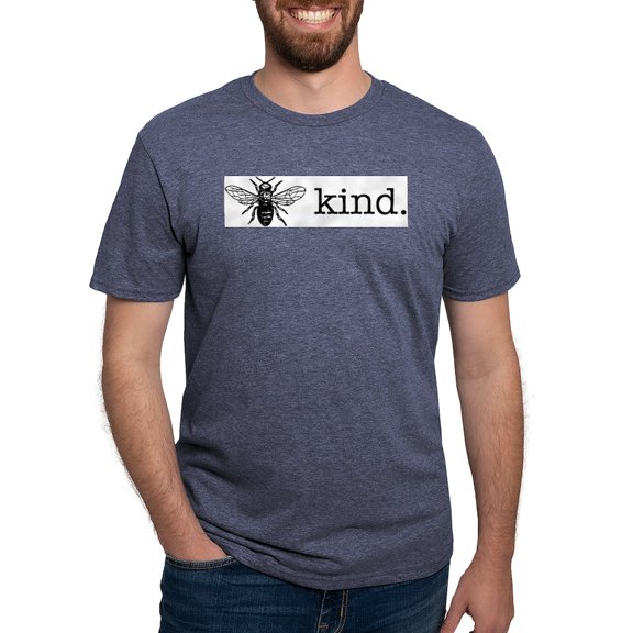 CafePress - Be Kind T Shirt - Mens Tri-blend T-Shirt