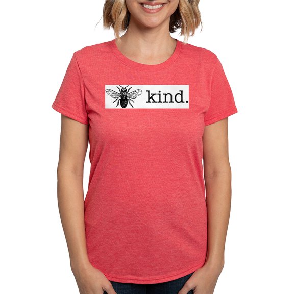 CafePress - Be Kind T Shirt - Womens Tri-blend T-Shirt