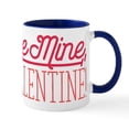 thumbnail image 1 of CafePress - Be Mine Valentine Mug - 11 oz Ceramic Mug - Novelty Coffee Tea Cup, 1 of 6