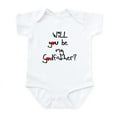 thumbnail image 1 of CafePress - Be My Godfather? Infant Bodysuit - Baby Light Bodysuit, Size Newborn - 24 Months, 1 of 4