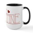thumbnail image 1 of CafePress - Be My Valentine Large Mug - 15 oz Ceramic Large White Novelty Mug, 1 of 4