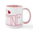 thumbnail image 1 of CafePress - Be My Valentine Mug - 11 oz Ceramic Mug - Novelty Coffee Tea Cup, 1 of 6