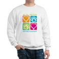 thumbnail image 1 of CafePress - Be The Solution Squares Sweatshirt - Crew Neck Sweatshirt, 1 of 4