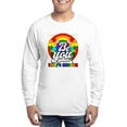 thumbnail image 1 of CafePress - Be You Pride Lgbtq Gay Lgbt Ally Rainbow Retro Vi Men's Long Sleeve T Shirt - Unisex Cotton Long Sleeve T-Shirt, 1 of 4