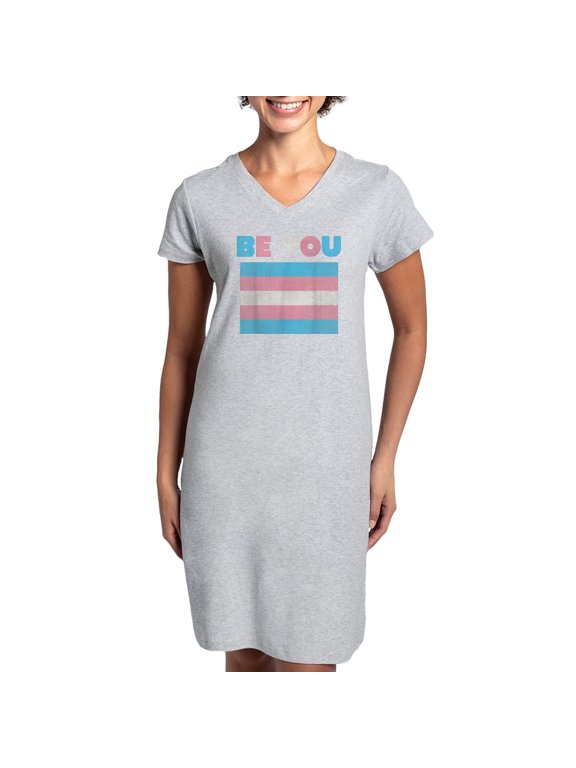 - Be You Transgender Flag LGBTQ Pride Month Vintage - Women's Nightshirt