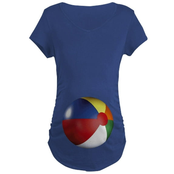 CafePress - Beach Ball Maternity Dark T Shirt - Maternity Dark T-Shirt
