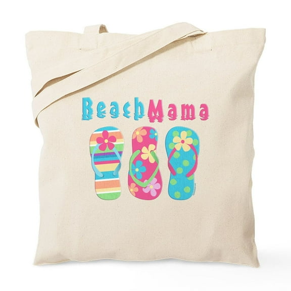 CafePress - Beach Mama Tote Bag - Unisex Canvas Tote Bag, Beige, 1-Piece