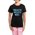 thumbnail image 1 of CafePress - Beach Mode On Women's Dark Pajamas - Women's Short Sleeve Print T-Shirt and Pants Dark Cotton Pajama Set, 1 of 7