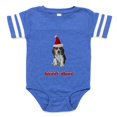 thumbnail image 1 of CafePress - Beagle Christmas - Cute Infant Baby Football Bodysuit, 1 of 3