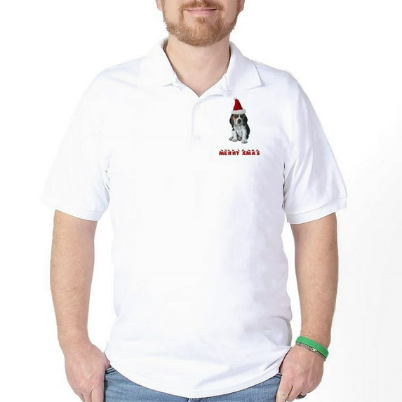 CafePress - Beagle Christmas Golf Shirt - Golf Shirt, Pique Knit Golf Polo