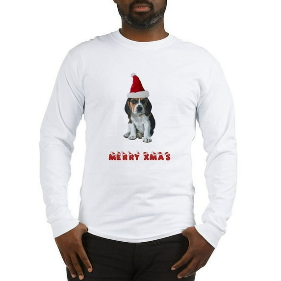 CafePress - Beagle Christmas Long Sleeve T Shirt - Unisex Cotton Long Sleeve T-Shirt
