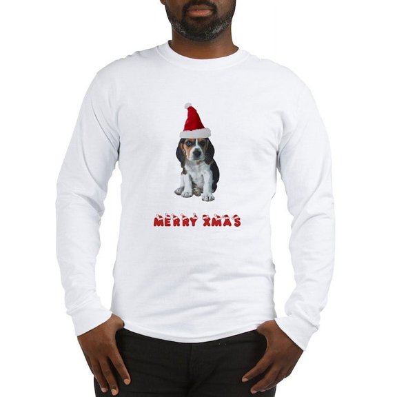 CafePress - Beagle Christmas Long Sleeve T Shirt - Unisex Cotton Long Sleeve T-Shirt