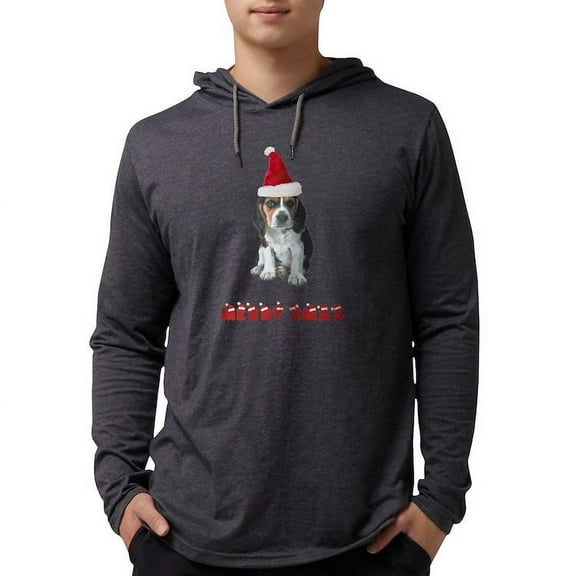 CafePress - Beagle Christmas - Mens Hooded Shirt