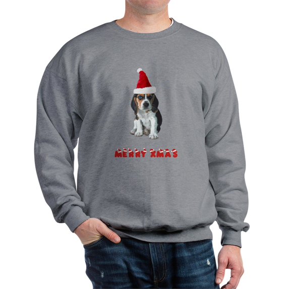 CafePress - Beagle Christmas Sweatshirt - Crew Neck Sweatshirt