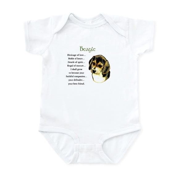 CafePress - Beagle Infant Bodysuit - Baby Light Bodysuit, Size Newborn - 24 Months