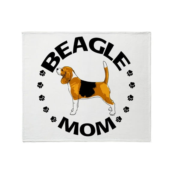 CafePress - Beagle Mom Throw Blanket - Soft Fleece Throw Blanket, 50"x60" for All Ages