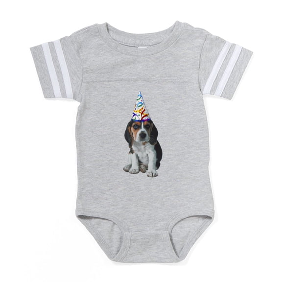 CafePress - Beagle Party - Cute Infant Baby Football Bodysuit