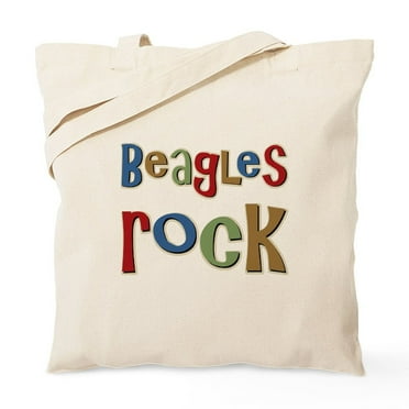 CafePress - Beagles Rock Dog Owner Lover Tote Bag - Unisex Canvas Tote Bag, Beige, 1-Piece