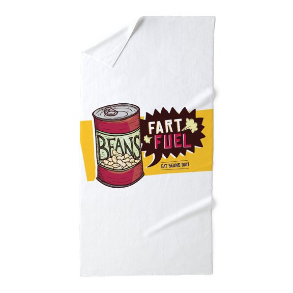 CafePress - Beans Fart Fuel - Large Beach Towel, Soft 30"x60" Towel with Unique Design