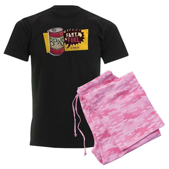 CafePress - Beans Fart Fuel Pajamas - Men's Dark Loose Fit Cotton Pajama Set