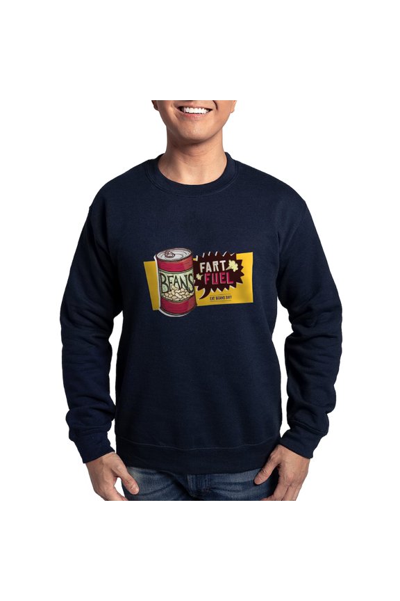 - Beans Fart Fuel Sweatshirt - Classic Crew Neck Sweatshirt