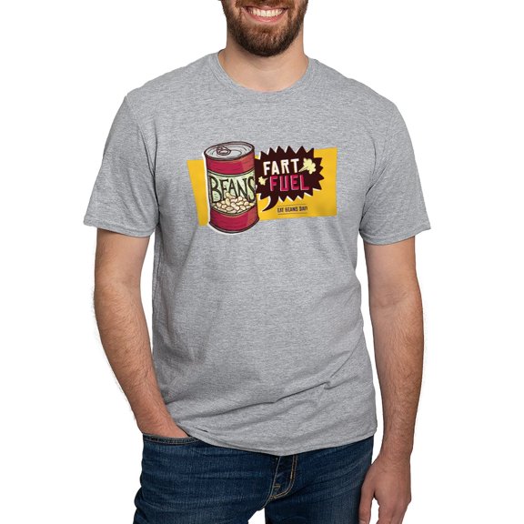 CafePress - Beans Fart Fuel T Shirt - Fitted T-Shirt, Vintage Fit Soft Cotton Tee