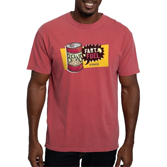 CafePress - Beans Fart Fuel T Shirt - Mens Comfort Colors Shirt