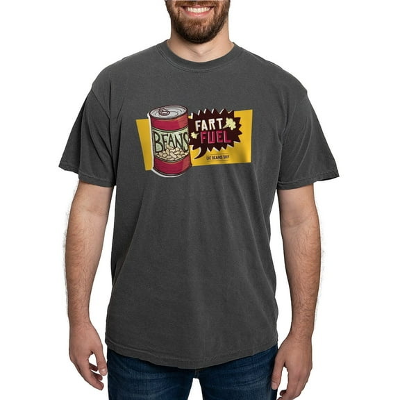 CafePress - Beans Fart Fuel T Shirt - Mens Comfort Colors Shirt