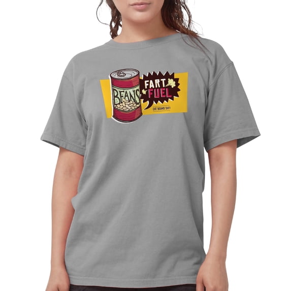 CafePress - Beans Fart Fuel T Shirt - Womens Comfort Colors® Shirt