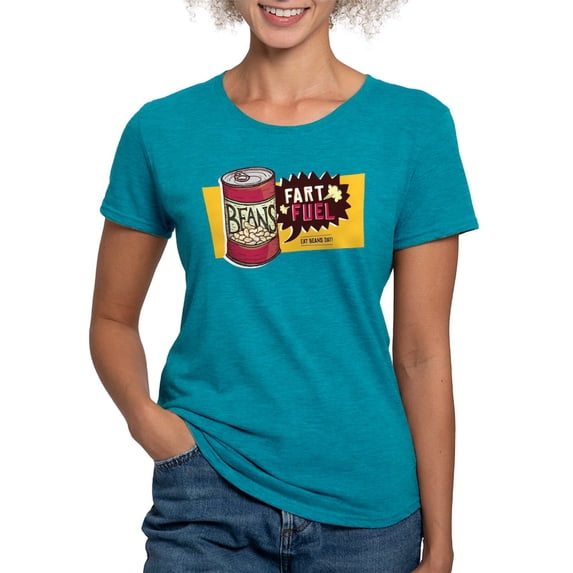 CafePress - Beans Fart Fuel T Shirt - Womens Tri-blend T-Shirt