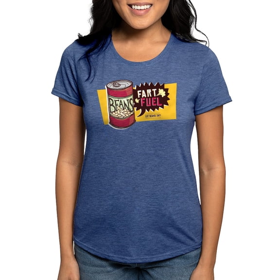 CafePress - Beans Fart Fuel T Shirt - Womens Tri-blend T-Shirt