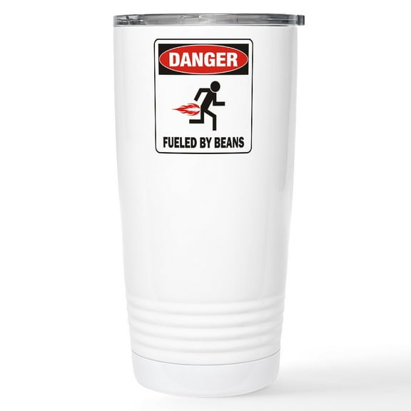 CafePress - Beans Stainless Steel Travel Mug - Insulated Stainless Steel Travel Tumbler 20 oz.