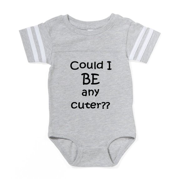 CafePress - Beanycuter - Cute Infant Baby Football Bodysuit