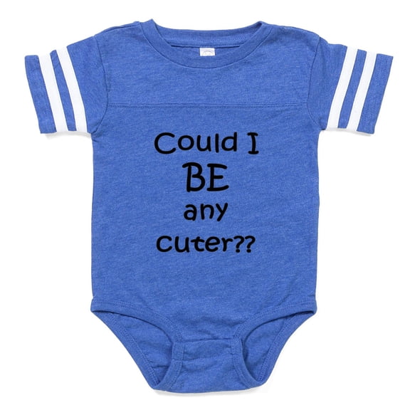 CafePress - Beanycuter - Cute Infant Baby Football Bodysuit