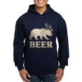 thumbnail image 1 of CafePress - Bear+Deer=Beer Vintage Hoodie (Dark) - Pullover Hoodie, Classic, Comfortable Hooded Sweatshirt, 1 of 4