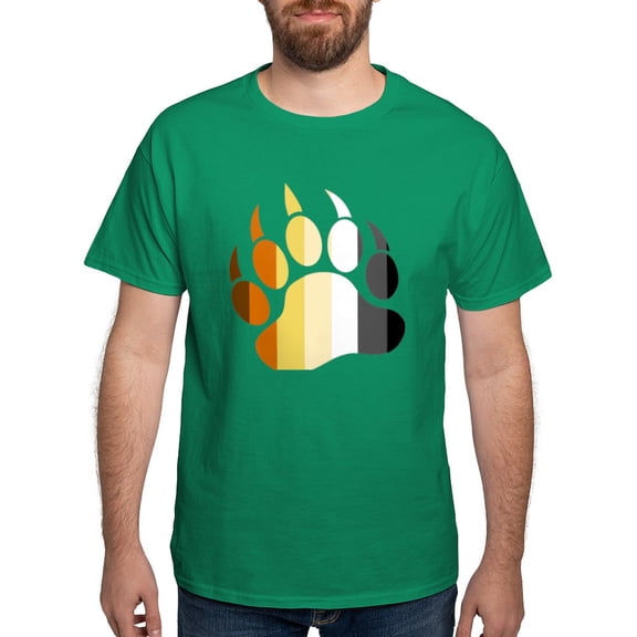 CafePress - Bear Paw T Shirt - Men's Classic Graphic Cotton T-Shirt