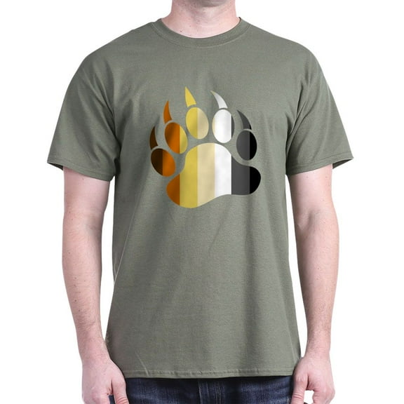 CafePress - Bear Paw T Shirt - Men's Classic Graphic Cotton T-Shirt