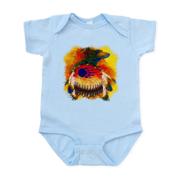 CafePress - Bear Warrior Infant Bodysuit - Baby Light Bodysuit, Size Newborn - 24 Months